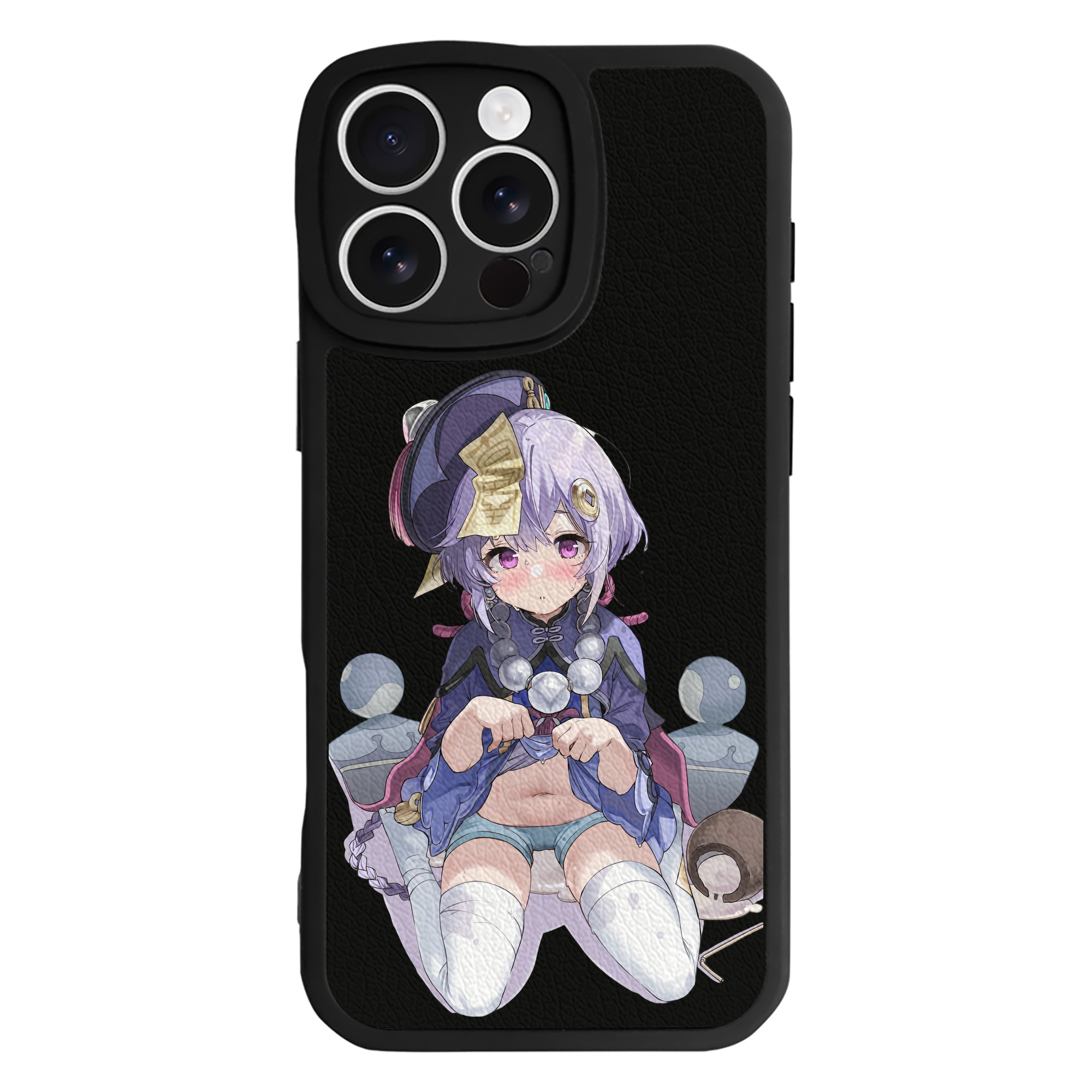 げんし神 七七 なな  genshin Nana 【iPhone 16シリーズ対応】シリコンスマホケース（レザー調） 材質：シリコン